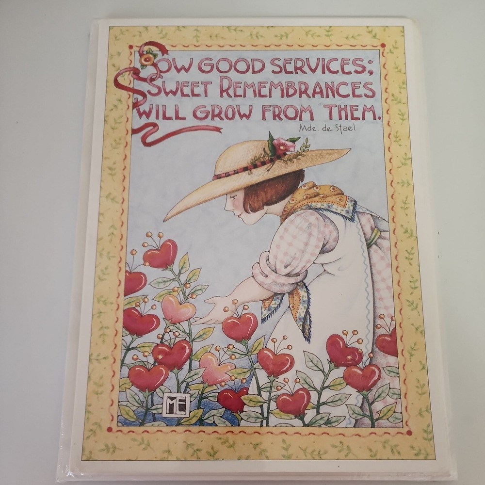 1991 Large Mary Engelbreit Print Greeting Card Envelopes 11.5" Sow Good Services